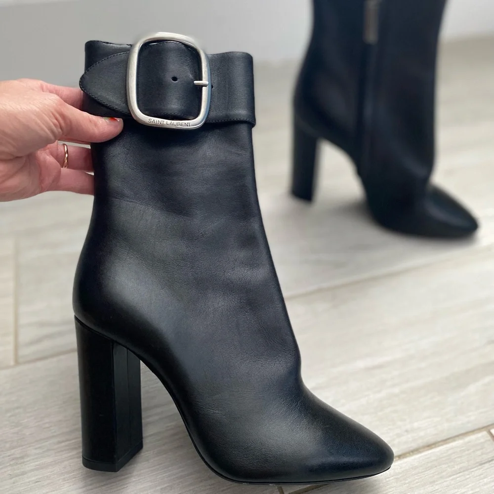 BRAND NEW Saint Laurent Leather Boots